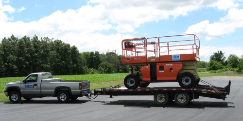 Mobilizing Scissors Lift